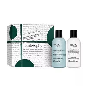 NIB! Philosophy Snow Angel Hydrating Shower Gel & Body Lotion Duo Set